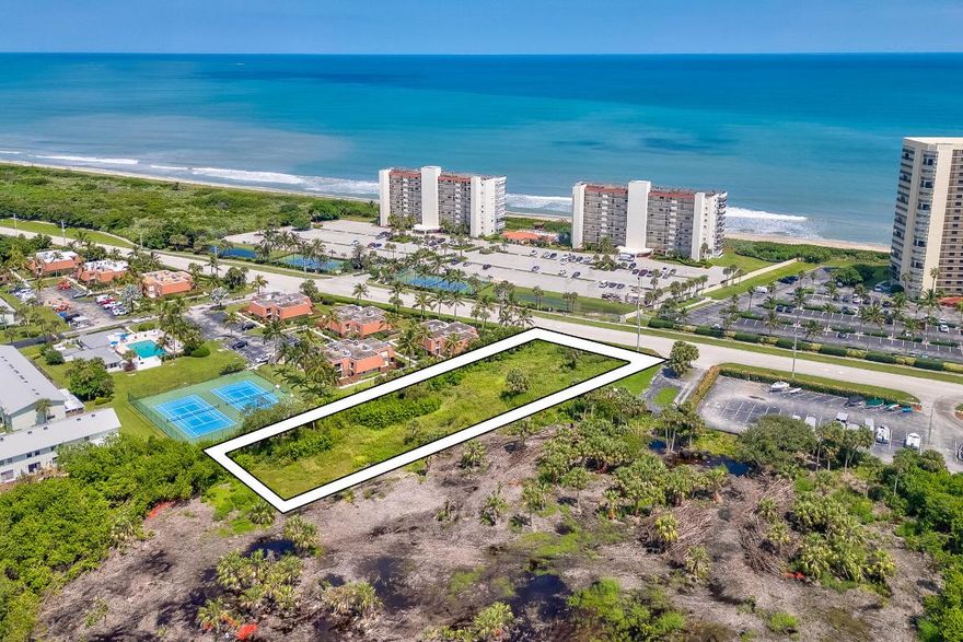 Exceptional development opportunity on Hutchinson Island! This 0.85-acre parcel is perfectly positioned for a boutique coastal project. Zoned HIRD with no HOA restrictions, it's ideal for luxury townhomes or beachside villas. Embrace the relaxed island lifestyle—enjoy morning walks on pristine beaches, kayaking in the Indian River Lagoon, or dining alfresco with ocean views. Just minutes away, historic Downtown Jensen Beach offers charming cafes, seafood restaurants, art galleries, and a vibrant music scene. Head a bit north to Fort Pierce's revitalized waterfront downtown, where you'll find a farmer's market, boutique shops, craft breweries, and the Sunrise Theatre for performing arts.