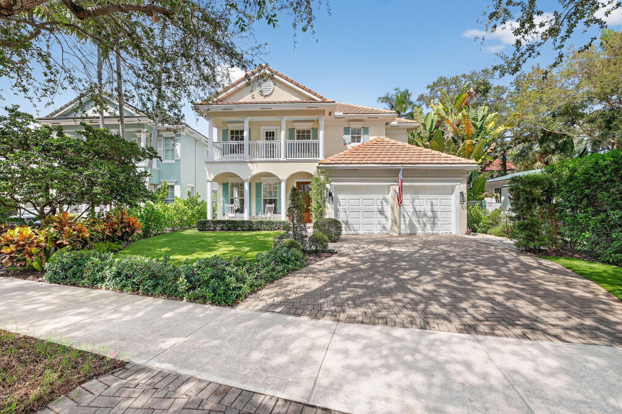 Elevated living in coveted Rio Vista awaits! Gorgeous 5 bedroom 4.5 bath offers elegant charm and luxurious living. Think sunlit living room/dining flowing into an open luxurious chef's kitchen and second living area. Kitchen features upgrades galore including quartz counters, gas stove, high-end appliances, Kitchen nook with views of the pool. 1st floor Bedroom/Flex Space, laundry and half bath. 2nd floor Ultra Private Primary suite with ensuite bath featuring soaking tub, separate shower, water closet, balcony overlooking pool. Additional 3 bedrooms each with ensuite baths. The fenced backyard with pool, bbq, covered patio. Turf front/backyard, generator, impact windows, 2 car garage. Make this Rio Vista charmer with designer touches your new home.