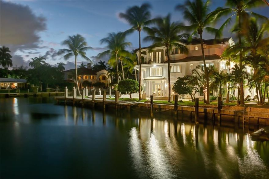 Yachtsman Paradise, Luxury home located in exclusive Seven Isles in the heart of Las Olas. Interior Pointlot with 194' of Deepwater frontage for Mega Yachts. Three story estate with 7 bedroom and eight and a half Baths.2 Master suites with large balconies, overlooking the water. Spacious guest suites, 2 of which can be great for In-law and Captain quarters, gym, Office/Library, elevator, High ceilings, Water views from everywhere. Outdoor area with full summer kitchen, Heated pool & Spa, great for entertainment. New roof completed in the end of 2020. Walking distance to beautiful Beaches, Watersports, Fine dining art galleries, shopping and House of warship. Yachtsman Paradise, Luxury home located in exclusive Seven Isles in the heart of Las Olas. Interior Pointlot with 194' of Deepwater frontage for Mega Yachts. Three story estate with 7 bedroom and eight and a half Baths.2 Master suites with large balconies, overlooking the water. Spacious guest suites, 2 of which can be great for In-law and Captain quarters, gym, Office/Library, elevator, High ceilings, Water views from everywhere. Outdoor area with full summer kitchen, Heated pool & Spa, great for entertainment. New roof completed in the end of 2020. Walking distance to beautiful Beaches, Watersports, Fine dining art galleries, shopping and House of warship.