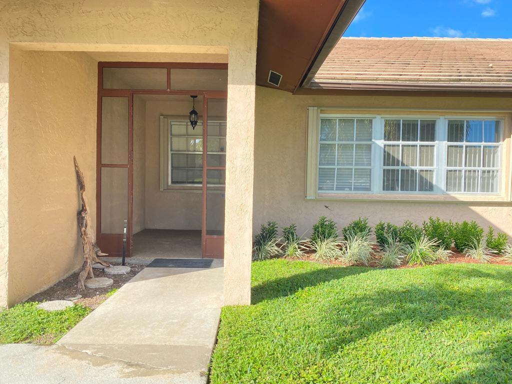 Enjoy all that Wellington has to offer in this spacious 3/2/1 Villa with a screened porch and fenced back yard! Many upgrades including Granite countertops, Stainless appliances, etc. Just minutes from the Wellington Green Mall, the Turnpike, and I-95. Mandatory $49.95 a month Resident Benefits Package, includes HVAC air filter delivery, credit building/reporting, $1M Identity Protection, Online Tenant Portal, Utility Concierge Service, Resident Rewards Program.
