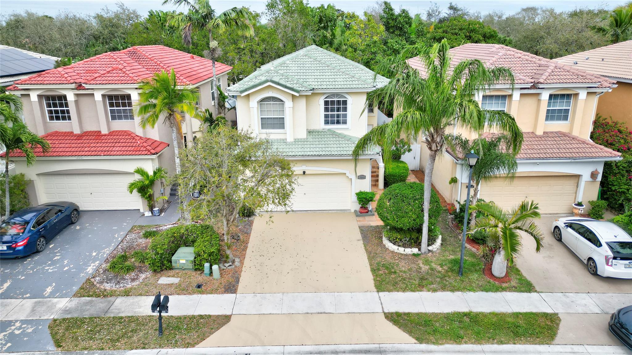 In the heart of Coral Springs 2-story home is move-in ready! 3 bed, 2 full bath & 1/2 bath, home features large, 2 car garage & nestled in a quiet street that ends in a cul-de sac! Spacious 1st floor features kitchen & open living/dining space. Eat-in kitchen, stainless steel appliances, pantry & plenty of counter space. Half bathroom on first floor very convenience for guest/visitors, newly painted interior of the house makes for a fresh & updated look! Stairs and 2nd floor boast with the parquet floor, to be enjoyed by the 3 bedrooms and the hallway. Master bathroom upgraded and second bathroom renovated. Washer and Dryer located in the 2nd floor.