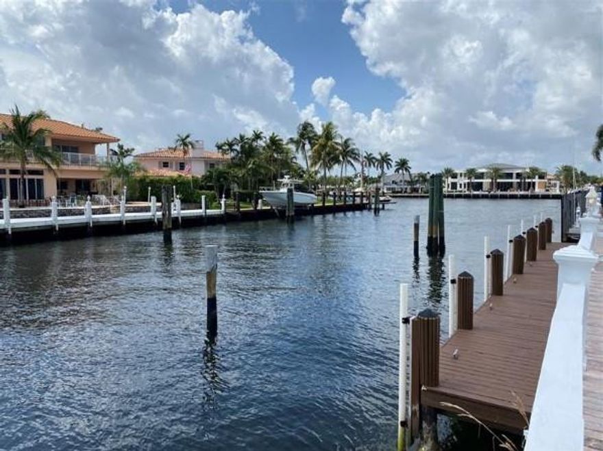This home has breathtaking views of the intracoastal and has been remodeled.Plumbing and electric has been completely updatedThis property has Boat elevator that can accommodate 30,000 pound boat. New dock.Location offers walking distance to the beach, shopping and restaurants.