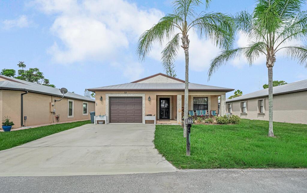 This charming home is located in the highly sought-after Spanish Lakes Fairways, one of Port St. Lucie's premier 55+ communities. This inviting residence offers comfort, style, and a relaxed Florida lifestyle surrounded by beautifully maintained grounds and resort-style amenities. Step inside to discover a bright and open floor plan, perfect for entertaining or simply enjoying peaceful days at home. Living in Spanish Lakes Fairways means you'll have access to an array of community amenities, including a championship-style golf course, swimming pool, clubhouse, tennis and pickleball courts, and an active calendar of social events. The community is beautifully maintained, and just a short drive to shopping, dining, beaches, and all that Port St. Lucie has to offer and best of all NO HOA.