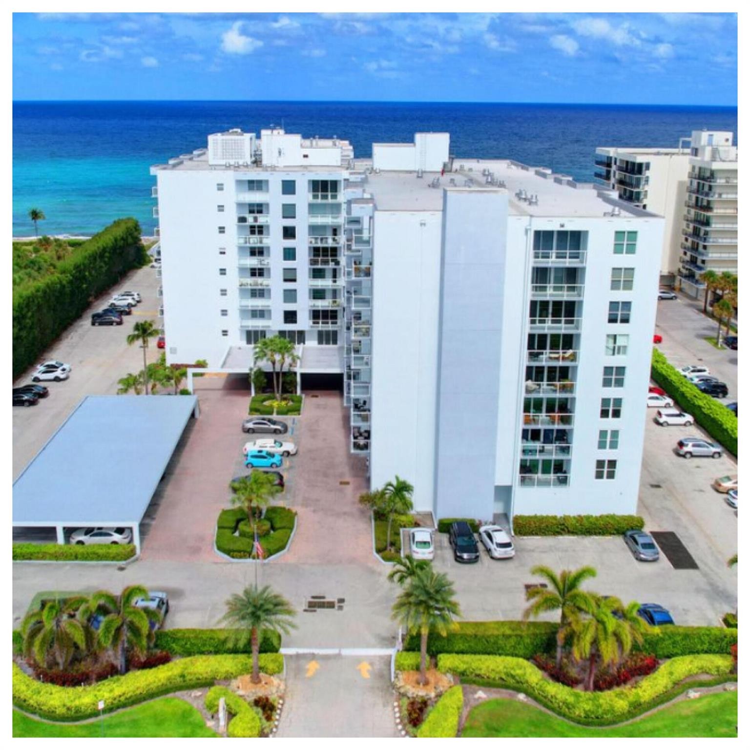 OCEAN, OCEAN, OCEAN! Don't miss the opportunity to rent this stunning, renovated beachfront condo on the legendary Palm Beach Island! Whether you drive or stroll, you'll be treated to jaw-dropping views of some of the world's most spectacular estates and iconic landmarks, including The Breakers Hotel and Mar-a -Lago. Perched on the desirable amenity level, this bright and airy condo features a sleek new white kitchen with top -of -the-line appliances, two spacious bedrooms- each with its own updated en-suite bath and abundant closet space. With 1,293 square feet of pure style and comfort, you'll relish breathtaking Atlantic Ocean views from your private, south facing balcony.