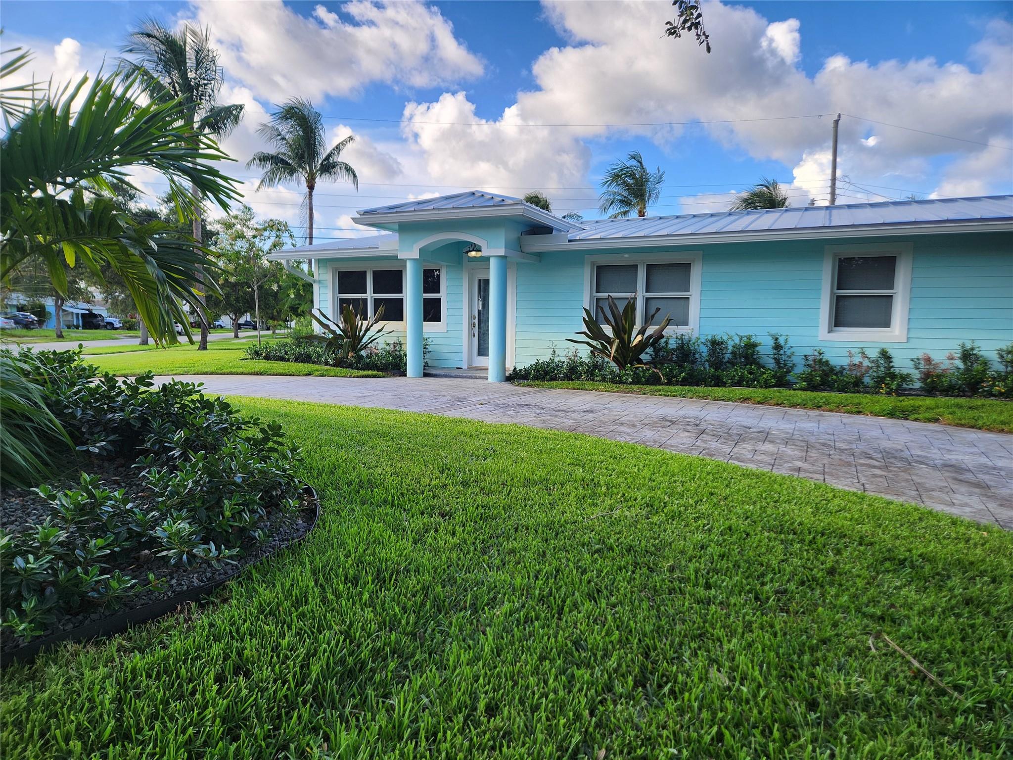 Pool home Remodeled home for rent- Fenced yard--Updated kitchen & baths- crown molding -circular driveway--2nd driveway for possible off street- boat- impact windows- The Owner maintains Lawn & Pool-- Covered Patio