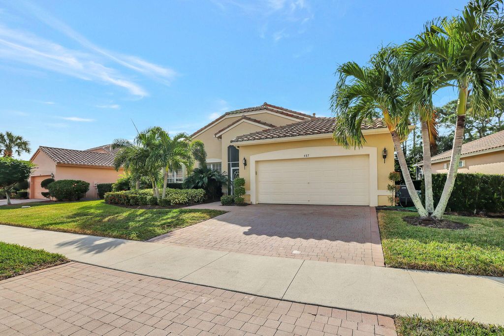 Photo of 487 NW Blue Lake Drive, Port Saint Lucie, FL 34986 (MLS # R11046359)