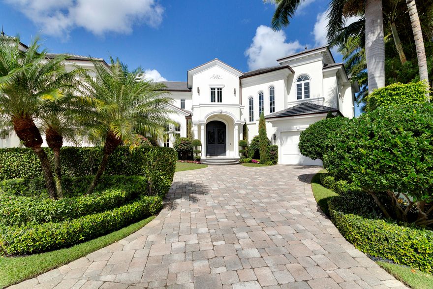 Gorgeous protected views overlook the Deepwater to the Intracoastal and natural parklands from this beautifully landscaped Modern-inspired estate on 185+/- feet of shoreline, one property from the point, with yacht dockage plus a floating dock for other water craft.  Outdoor entertaining is at home in the resort-like waterfront haven featuring a saltwater heated infinity pool with overflow spa by the open-air living room with a fireplace, summer kitchen, and retractable screens.  The adjacent property is additionally available, giving the option to create a sprawling compound on 300ft of protected dockage just minutes away from Boca Raton Inlet. DISCLAIMER: The written and verbal information provided including but not limited to prices, measurements, square footages, lot sizes, calculations and statistics have been obtained and conveyed from third parties such as the applicable Multiple Listing Service, public records as well as other sources. All information including that produced by the Sellers or Listing Company are subject to errors, omissions or changes without notice and should be independently verified by any prospect for the purchase of a Property.  The Sellers and Listing Company expressly disclaim any warranty or representation regarding all information.  Prospective purchasers' use of this or any written and verbal information is acknowledgement of this disclaimer and that Prospects shall perform their own due diligence.  Prospective purchasers shall not rely on any written or verbal information provided when entering a contract for sale and purchase.  Some affiliations may not be applicable to certain geographic areas. If your property is currently listed, please do not consider this a solicitation. In the event a Buyer defaults, no commission will be paid to either Broker on the Deposits retained by the Seller.  "No Commissions Paid until Title Passes."  Copyright 2019 Listing Company. All Rights Reserved.