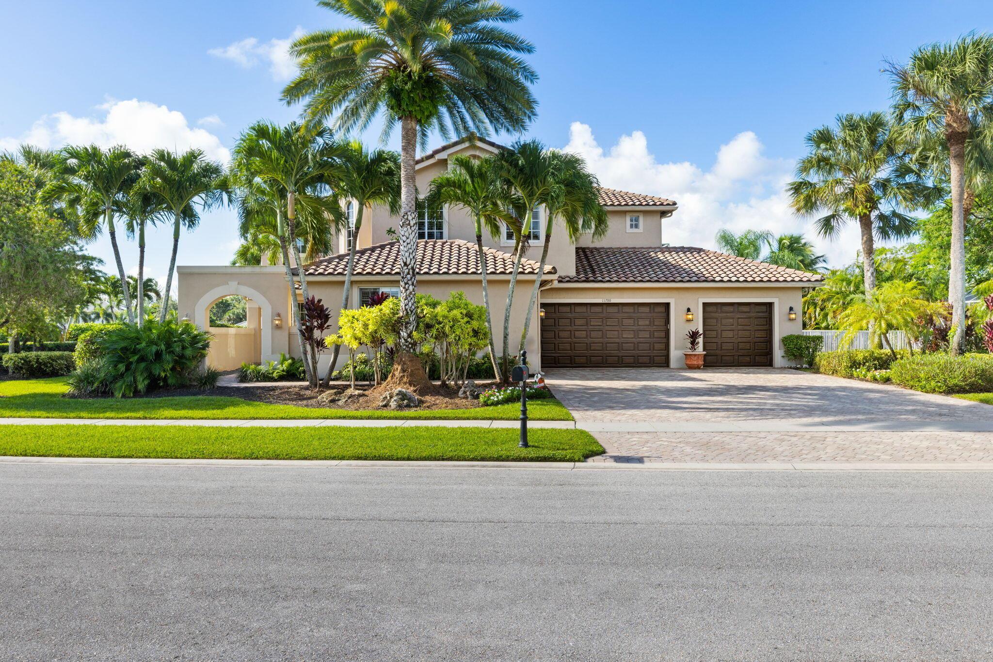 Welcome to 11788 Knightsbridge Place, a stunning estate in the heart of Wellington, Florida. This expansive home boasts just under 5,000 sq. ft. of luxury living, designed for both comfort and entertainment. The highlight of the home is a private theater room, perfect for movie nights with family and friends. Step outside to your private oasis--a sparkling pool with breathtaking waterfront views, ideal for relaxing or hosting gatherings. The primary bedroom features a spacious balcony that overlooks the pool, offering serene views and a perfect spot for morning coffee. Located near a major airport, with plenty of shopping and restaurants nearby, this home offers convenience and a prime location.