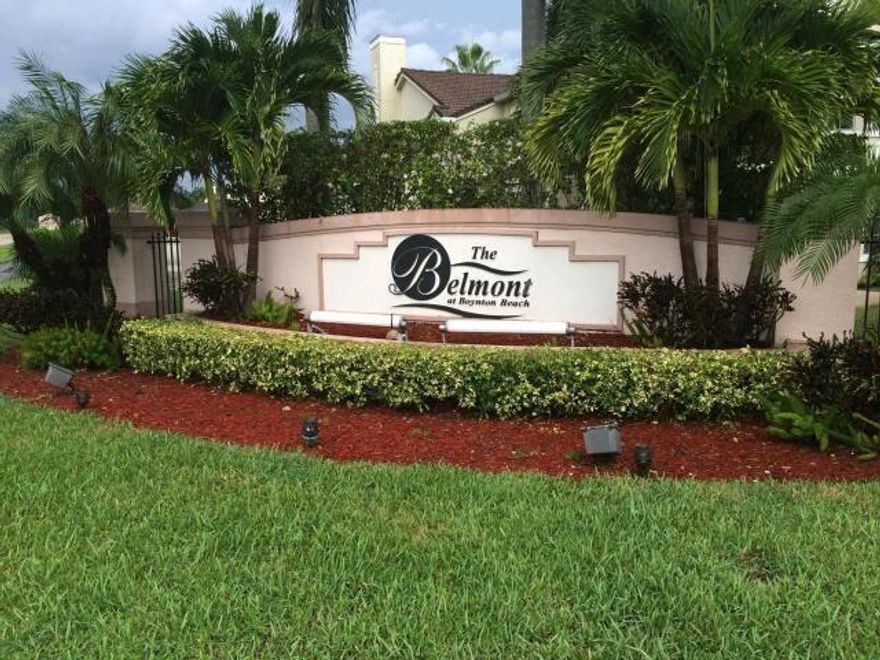 Absolutely stunning 1 bedroom/1 bathroom unit on second floor with oversize garage (plenty of storage) *Nice open kitchen*Upgraded bathroom*Wood flooring in living area & bedroom*Laundry room with newer full size washer/dryer*Covered balcony*Small pet OK*Nice community with pool and gym*Central location - minutes to Atlantic Avenue, ocean beaches, shopping and dining!*Great Schools*Come and see it - you will not be disappointed!