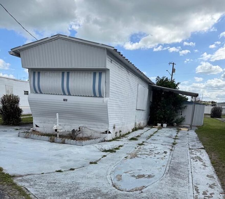 Don't miss this excellent value in the desirable Whispering Creek 55+ CO-OP community...featuring $0 lot lease and super low monthly fee - $255. This quaint mobile home comes with an owner's share in the Co-Op, is turnkey, and is being sold fully furnished. Conveniently located on the same block as the clubhouse, pool, & laundry facility, and situated just minutes to downtown Fort Pierce and the area's blue-water beaches. This charming 1-bedroom, 1-bath home also offers an extended Florida room, currently utilized as a guest space.  Schedule your showing today and see for yourself one of the best values in the park!