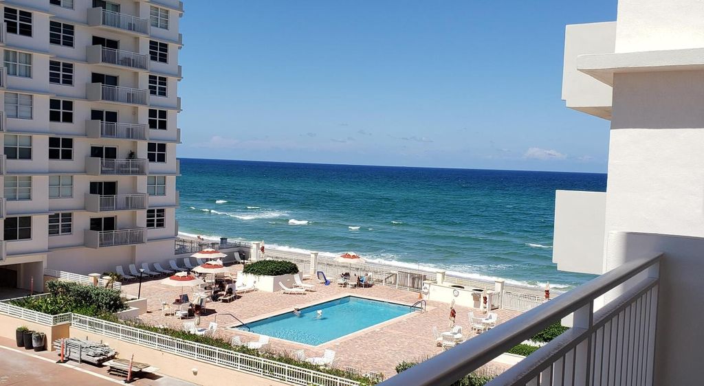 Photo of 4511 S Ocean Boulevard #304, Highland Beach, FL 33487 (MLS # R11011000)