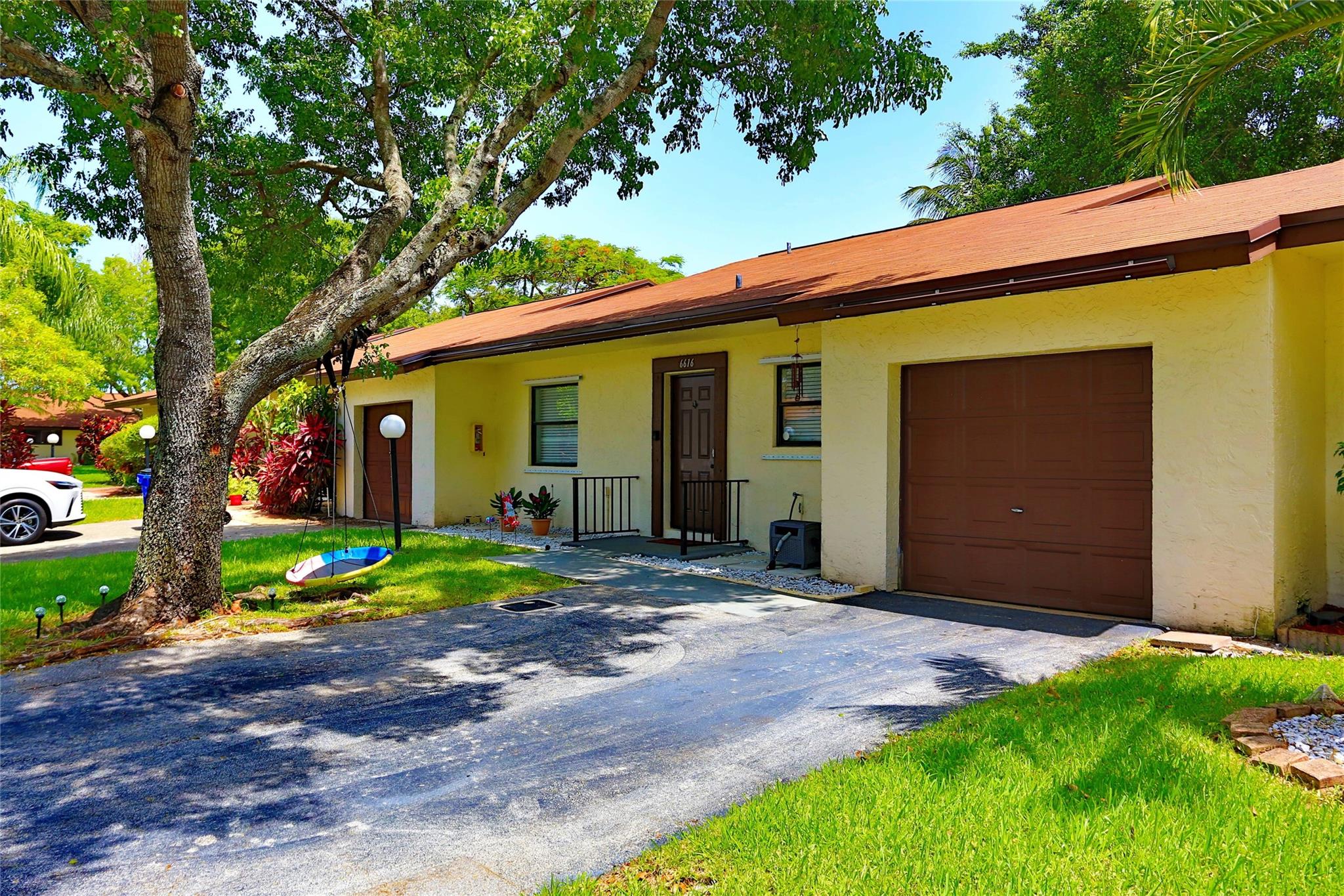 This is the perfect rental. Main living areas freshly painted. 2 bedrooms plus bonus room, currently used as a 3rd bedroom with 2 closets (no window). Both the primary and guest bathrooms were beautifully remodeled. One garage and peaceful water/garden view. Remodeled kitchen with plenty of cabinets, access to garage where full size washer and dryer are located. Open patio offers tremendous space for BBQ or plant enthusiasts. Owners require minimum 650 credit score, tenant must obtain renter's insurance and name landlords as interested parties, only one (1) dog allowed, under 40lbs., no viscous breeds, no pit bulls, $350 pet deposit required.