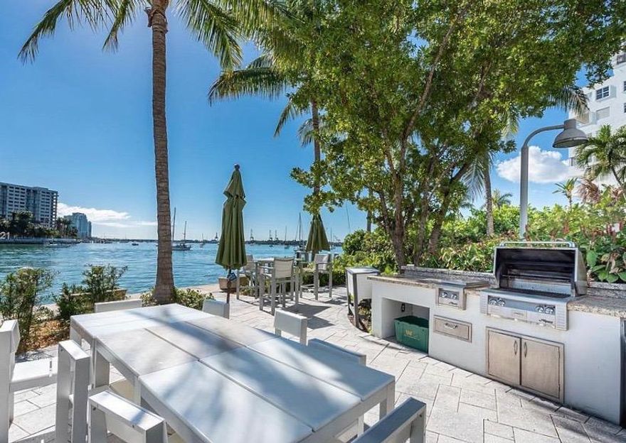 Stunning Bay, Park, and Sunset views from this spacious 1 bedroom 1.5 bath located on Belle Island. This condo boasts an open kitchen with granite counter tops and stainless steel appliances,high ceilings, large rooms, walk in closets, balcony and a parking space  Enjoy the heated waterfront pool, hot tub, gym, tennis courts,  and boat dock.   24 hour security and Valet as well as a concierge. great location across from the Standard Hotel on Belle Island on the Venetian Causeway.  Enjoy all that Miami Beach has to offer!