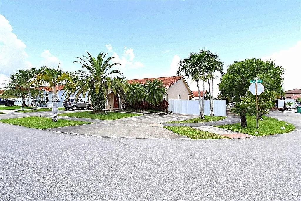 Welcome to 17880 SW 155 CT! This beautiful 4-bedroom, 2-bathroom home offers 1,760 sq ft of living space, a one-car garage, and a spacious driveway. The driveway is long enough to store a boat behind the gate and park multiple cars too! Inside, you'll find a family room, a kitchen meals and entertaining. The outdoor space is a true highlight--an enormous rear patio with a stylish pergola roof and well-kept grass surrounding the area creates the ideal setting to relax, barbecue, and enjoy time with loved ones. A gas operated generator is installed on the side of the home. The AC unit is 3 years old. With its comfortable split-plan layout, natural light, and inviting design, this property is ready to become the perfect future home!
