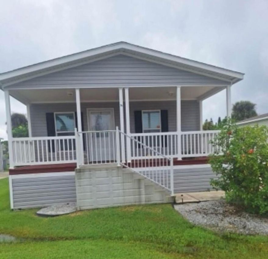 INVESTORS DREAM! TENANTS ARE PAYING ALL THE BILLS FOR NEXT YEAR AND HALF. LOVELY 3/2 BEACH COTTAGE MANUFACTURED HOME! ENJOY THE INDIAN RIVER BREEZES ALL DAY ON THE COVERED PATIO. OPEN KITCHEN/LIVING AND DINING AREA. LOTS OF CLOSET SPACE. FRESH PAINT, NEW APPLIANCES, NEW CARPET. SHED AND CARPORT AND LOTS OF PARKING. GATED COMMUNITY, HEATED POOL YEAR ROUND, CLUBHOUSE, BILLIARDS AND CARD ROOM AND SMALL GYM. NICE SAFE QUIET NEIGHBORHOOD 2 MILES TO THE BEACH AND FUN AT FORT PIERCE MARINA BARS AND RESTAURANTS. $775 LOT FEE INCLUDES TAXES. INVESTOR CAN RENT UNLIMITED.