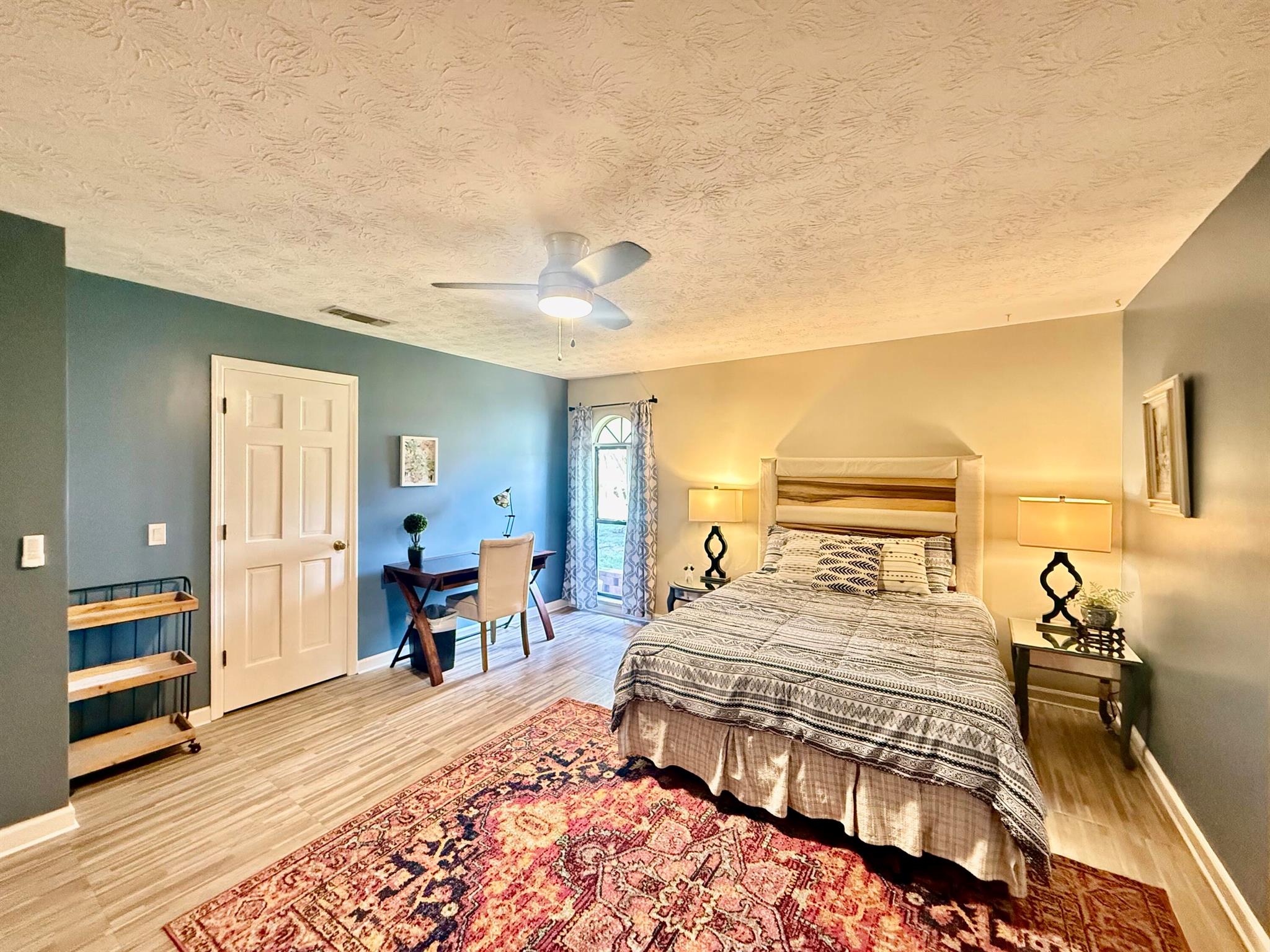 Special opportunity for 1 person to live on a peaceful Studio in a gorgeous corner home, studio has private entrance 1 Bedroom 1 full private bathroom with walk-in shower, walk-in closet, beautiful double sink, ,Central A/C, smoke detector, Measurements are approximate, feel free to verified. .Located in the beautiful area of Southbend, close to Jessica Clinton Park, Hospital, Restaurants, Shops, Mall, Stores, close to the beach. Water, Electricity, WIFI are pay by the Landlord. No pets, No Smoking, There are 2 driveways in this corner home making extremely convenient & parking stress free with 1 driveway just for the tenant's parking. Easy to commute by Turnpike, I95, Us
