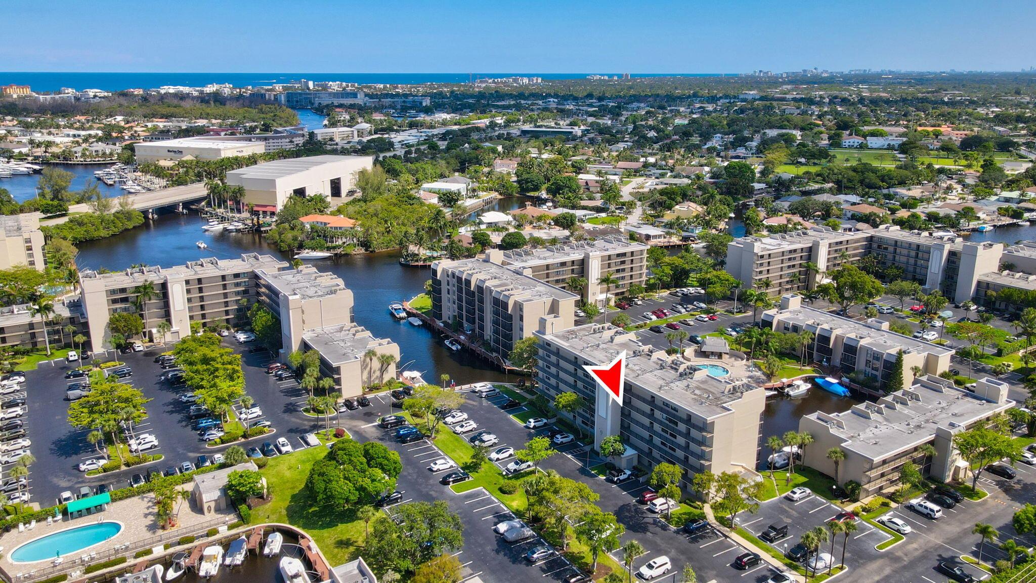Tropical Living in Boca Bayou! Clean and modestly updated 1BR/1BA unit with scenic canal views in one of Boca Raton's most desirable gated boating communities. Features include 2021 A/C, 2022 stainless steel appliances, and a neutral interior palette. Resort-style amenities: 5 heated pools, tennis courts, BBQ areas, rentable boat docks, car wash stations, and on-site laundry. Association fee includes water, hot water, cable w/HBO, building insurance, 24-hr manned security, reserves, and poolside Wi-Fi. Minutes to beaches, Mizner Park, shopping, and dining.