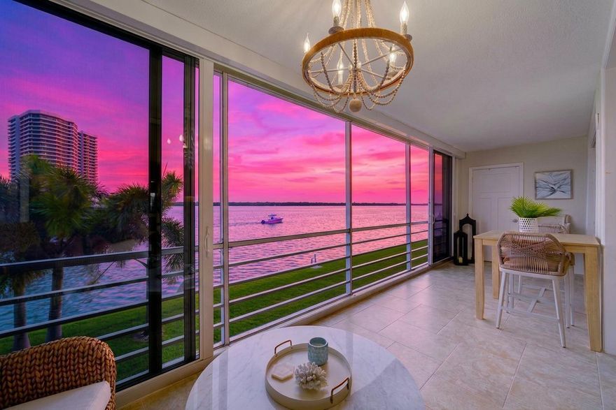 Gorgeous COMPLETELY RENOVATED with elevator to 2nd fl unit. AMAZING INTRACOASTAL VIEWS! Enjoy spectacular sunrises from your bedroom & full length open patio. Full wall of impact sliders opens to the serene sounds of birds and water. With a community pool overlooking the intracoastal and short walk to public North Palm Beach Country Club, you are truly here in  paradise. Jupiter Dog Beach is just minutes by car, and you have more restaurants n a 5 mile radius then you can even imagine. Gardens Mall in Palm Beach Gardens just minutes away, as are the West Palm Beach outlets, downtown West Palm Beach & Palm Beach airport. Uber modern Brightline high speed train in West Palm, you can easily get to Ft Lauderdale, Miami, Orlando. Available 5/1/26. Min 4 month - NO PETS ONE TENANT MUST BE 55+