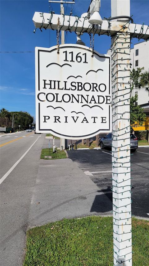 A home in Hillsboro Beach