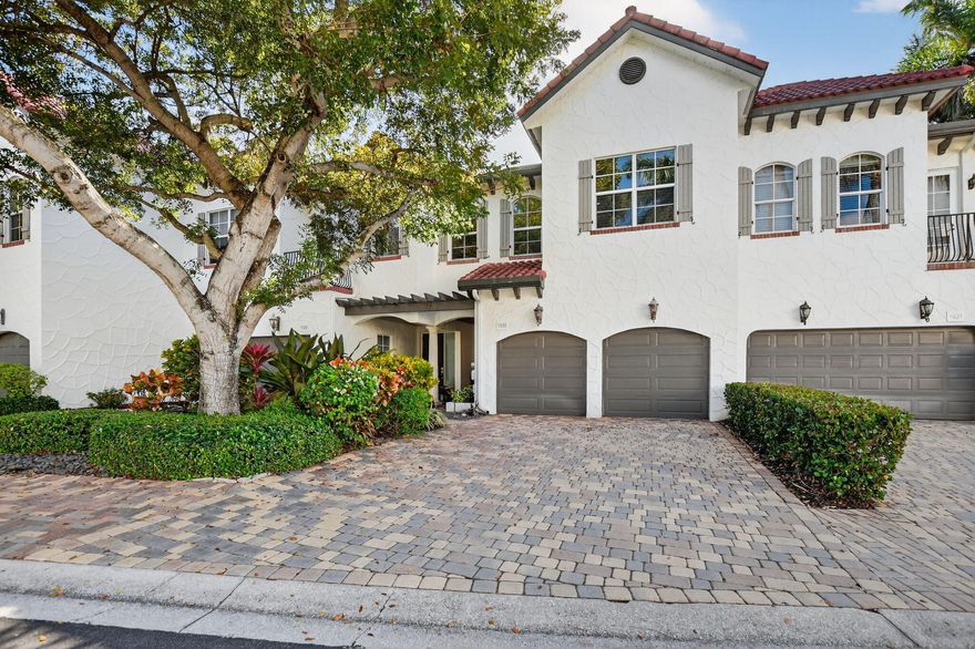 Pristine Condition.  Fully furnished, recently renovated, stunning waterfront townhouse located in The Estuary.  This gated intracoastal community is just minutes from the beach and downtown Atlantic Avenue.  This two-story Magellan model has 3-bedrooms, 3.5 bathrooms and 2,884 sf of living space.  The second floor includes a large master bedroom with balcony, his/her bathrooms and walk-in closets.  The chef's kitchen features granite/quartz countertops, high-end appliances (Sub-zero refrigerator) built-in cabinetry and dining area.  The spacious living area opens onto a covered patio where you can enjoy spectacular views of the lake and Intracoastal.