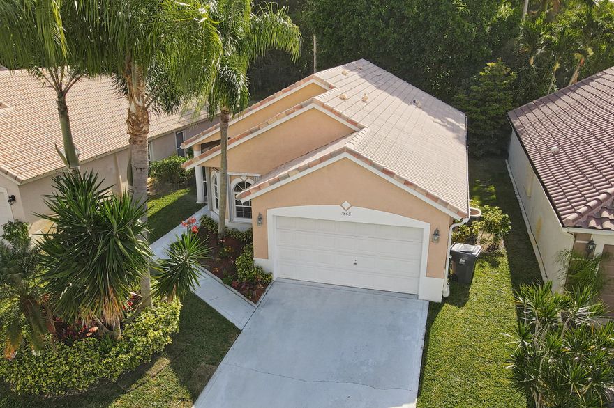 Welcome to the unique and centrally located community of Wellington Edge in Wellington, Florida. The premiere Winter Equestrian Community in the world. Located only about a quarter mile from the central shopping area and Wellington Greens Mall. Equestrians this is one of the best locations in Wellington for you. This lovely bungalow has beautifully updated bathrooms, and freshly painted exterior. Call this your home today.