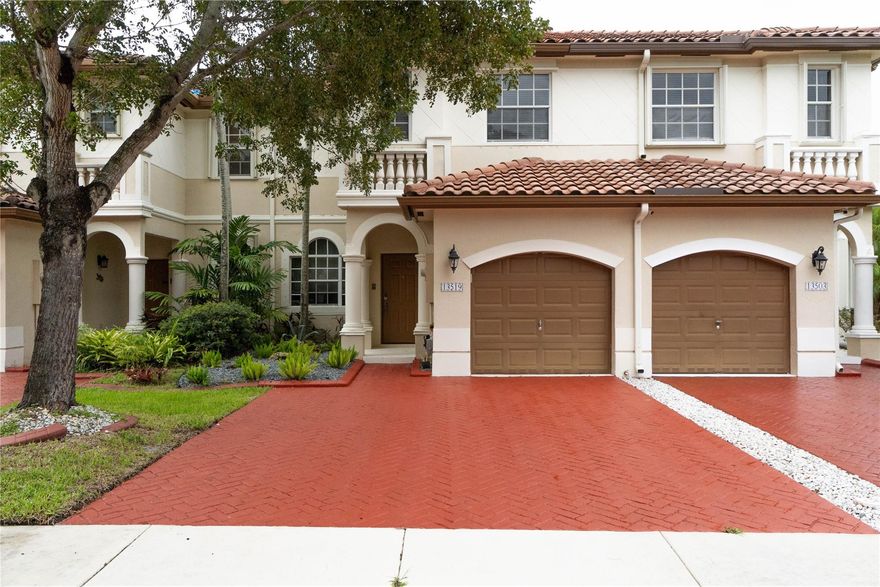Newly renovated and modernized 3/2.5 with open first floor and fenced backyard in Santorini at Vizcaya’s guard-gated enclave. Built in 2005 and approx. 1,700 SF, the redesigned main level connects kitchen/dining/living to private outdoor space; kitchen features newer stainless appliances. Additional highlights include a 1-car garage with guest parking, panel hurricane shutters, and a spa-like primary bath. Community amenities include a pool, fitness center, and clubhouse. HOA covers 24/7 guarded entry, lawn maintenance, and cable. Minutes to shopping, dining, major highways, and Vizcaya Park.