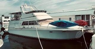 1991 TROJAN DAY YACHT SAFELY MOORED IN WIDE SLIP IN KEY WEST CITY MARINA AT GARRISON BIGHT. 10 METER VESSEL SPORTS (2) 485 H P TOWER AND JOHNSON TURBO DIESEL ENGINES IN GOOD RUNNING ORDER. BRIDGE WITH 2 CAPTAIN'S CHAIRS, INSTRUMENT PANEL, ADDITIONAL SEATING AND REMOVAL EISEN GLASS TO PROTECT AGAINST THE ELEMENTS. THE SUN DECK HAS COMFORTABLE SEATING AND A LOVELY WATER VIEW AND SUNSHADE. BELOW DECK THERE IS A SALON WITH LARGE SCREEN TV AND SLEEP SOFA, DINING AREA, GALLEY KITCHEN WITH STOVE, CONVECTION OVEN/MICROWAVE, WASHER AND ROOM FOR DRYER. TWO STATEROOMS WITH ENSUITE BATHROOMS WITH SHOWERS. PLENTY OF STORAGE THROUGHOUT. CURRENT SLIP FEE IS ONLY 846 PER MONTH. VESSEL AND SLIP LEASEHOLD SOLD TOGETHER ONLY. CITY REQUIRES A 4% TRANSFER FEE AND 1ST/LAST/SECURITY. CASH ON
