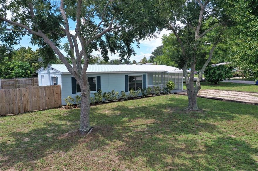 Owner Motivated! Move in Ready Large Corner Lot CBS Home w/ NO HOA at an Affordable Price w/ fenced Back Yard! Some of the Features to this Property include A/C 2019, Newer Metal Roof 2018, Updated 12x9 Kitchen w/ Stainless Steel Appliance, Soft Close White Cabinetry & Back Door Entry to 17x12 Covered Patio, 15x9 Dining Area w/ Picture Window, Front Entry w/ Double French Doors, Closed in Large Laundry Area Located to the Back of Carport, Long Driveway, Plenty of Extra Parking for Boats, Trailers & Other. Great Investment! Rented $1,800 Per Month! All Info must be confirmed by Buyer!