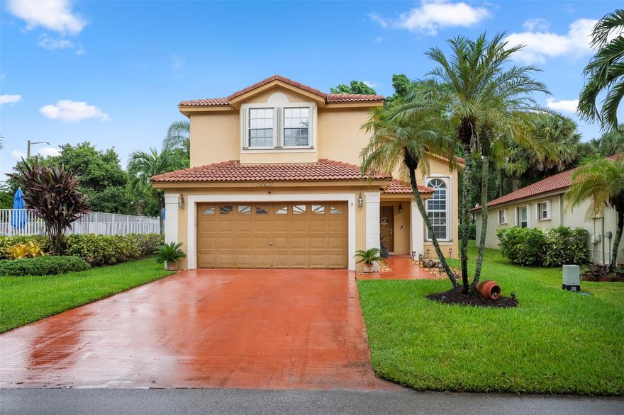*PRICE REDUCED* Gorgeous Home in the Silver Lakes Community. This property is move-in ready and is perfect for everyday living and entertaining. The bedrooms feature natural light and generous closet space, while the primary bedroom includes a modern en suite with spa like features. The house has a designer kitchen with quartz countertops and a breakfast bar/wine storage island. Newer stainless-steel appliances with under counter and pendant lighting.  The A/C, Tankless water heater and Custom Zebra blinds were all installed in 2022 offering instant peace of mind. Enjoy the tranquil backyard with patio and a covered pergola. Hurricane shutters for added safety. Access to top-rated schools, shopping, and major highways. Steps from the quiet community pool to enjoy with no maintenance.