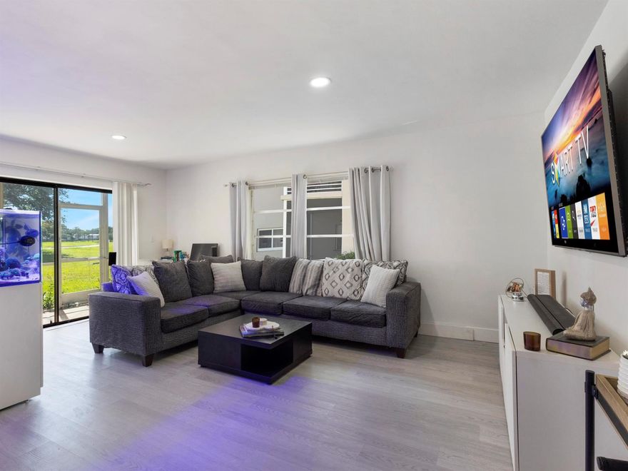 Beautifully updated 1st-floor 2BR/2BA condo in the sought-after Arrowhead community! Features include an updated kitchen and bathrooms, open living space, and a relaxing golf course view from the patio. Assigned parking included. Arrowhead offers a fantastic lifestyle with a pool, clubhouse, tennis courts, BBQ/picnic areas, and walking paths. Prime Davie location just minutes from Nova Southeastern University, shopping, dining, and major highways. Rentals allowed after 6 months--great for owners or investors! Move-in ready and perfectly situated in a friendly, well-maintained community.