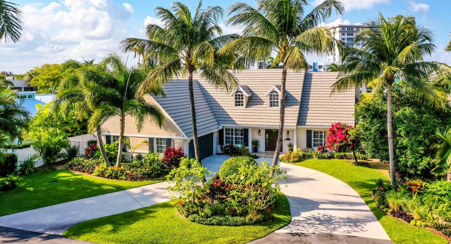 This waterfront 4 BR 3 BA 2-Story Pool Home is 1 lot off the intracoastal Point lot and represents an incredible opportunity to purchase an updated waterfront home with a 37'+/- dock located just 8 blocks from Atlantic Ave and with easy access over to the beach . When pulling up to the home on this quaint cul-de-sac you are greeted by lush landscaping and a circle driveway. Home has a 2-story entryway, expansive Living Room w/Fireplace, Formal Dining Room and an eat-in Kitchen, Sun Room leading out to the pool/patio/dock/yard area, a guest BR & Bath, and a large Laundry Room all on the 1st floor. The 2nd Floor features the MBR w/ensuite plus a Sitting Room + 2 walk-in closets, 2 more guest bedrooms and a hall guest bath round out the upper floor. Waterfront Living at it's BEST! Call Today