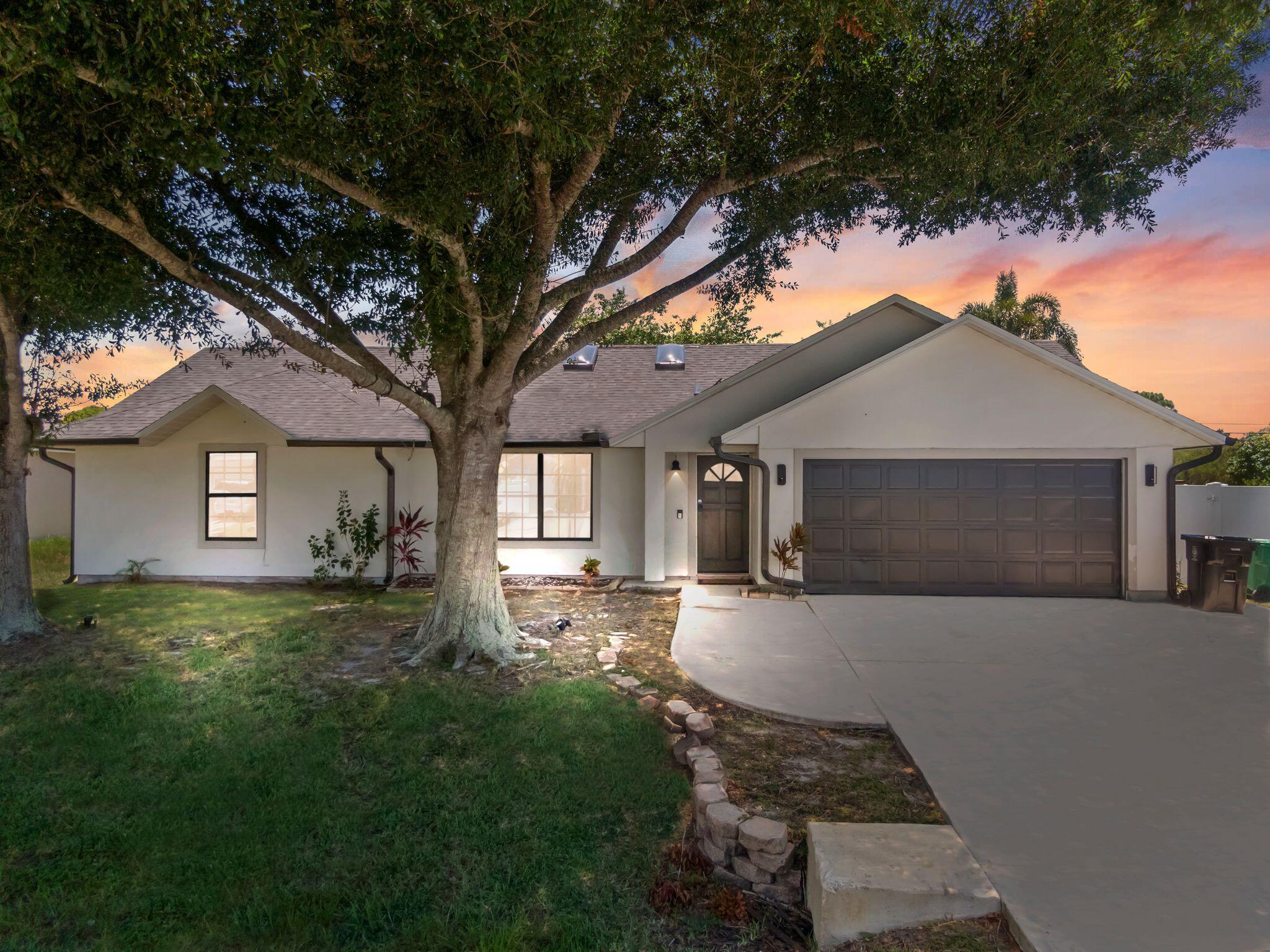 Model Perfect 3 bedroom home with a den which could be a 4th bedroom (NO HOA). This home has been used as a AIRBNB for the past 12 months with a revenue of just over $50k. Recently remodeled with new appliances, kitchen, bathrooms and a brand new roof. Entertain your guests in the awesome game room. Just bring your clothes and personal belongings, this home comes fully furnished as seen !!! Located East of US 1 in Port St. Lucie. Close to shops, restaurants, Indian River Lagoon and downtown Stuart. Don't miss this once in a lifetime opportunity!!!