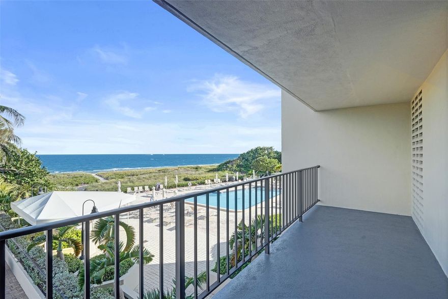 Beautiful 2 bedroom, 2 bath corner unit in wonderful Lauderdale by the Sea with direct ocean views! This bright, spacious condo features brand new stainless steel appliances, large bedrooms, a primary suite with walk-in closet, and an oversized balcony to enjoy the coastal breeze. Amenities include a gorgeous pool area, fitness center, community room, 24 hour security, and pet friendly living. Ideally located near great restaurants, shopping, and just minutes to Pompano Beach and Fort Lauderdale.