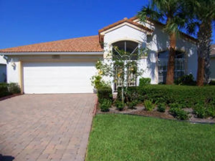 Fantastic seasonal rental home at The Jensen Beach Country Club. Four bedroom open floor plan with private setting and a view of the golf course. Large screened patio, eat-in kitchen, and large master suite. JBCC is in the center of town, only 4 miles to  our beautiful beaches and a mile to the mall. Pay-and-play golf at Eagle Marsh on a championship 18-hole course, or play tennis at one of the six clay courts, or relax by one of two heated pools! Gated entry with daytime guard until 7:30. Come see this home today!