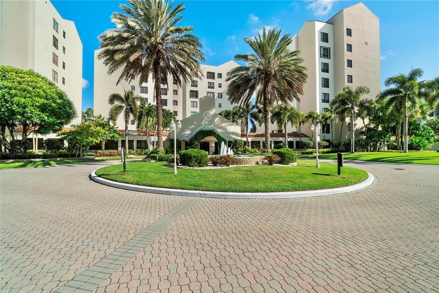 RARELY AVAILABLE, IMPERIALE ROYALE at Boca Pointe. Just 2 Units per floor with private vestibule. Double door entry and over 3250 sq ft of living space really makes for a full size home in the sky feel. Spectacular views of new tropical pool area and golf course from your 400 sq foot wrap around patio with floor to celling slider door/windows.  Large Kitchen with breakfast area, a spacious office alcove and a full walk in laundry room.. 3rd BEDROOM IS CURRENTLY AN OPEN DEN. Imperial Royale has underground parking for owners, and many guest spots. The redone lobby features contemporary furnishings as well as touchless entry doors. For your convenience there is also a live in, on-site resident manager. This is the creme de la creme. Membership to Boca Pointe Club is optional
