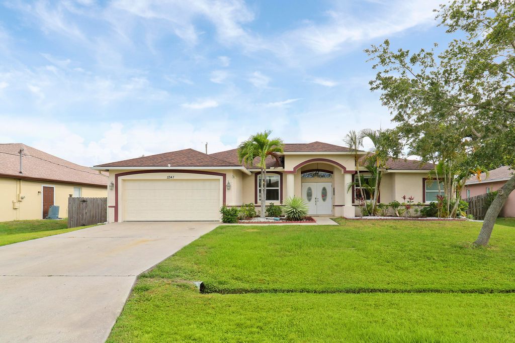 Photo of 1241 SW San Esteban Avenue, Port Saint Lucie, FL 34953 (MLS # R10989269)