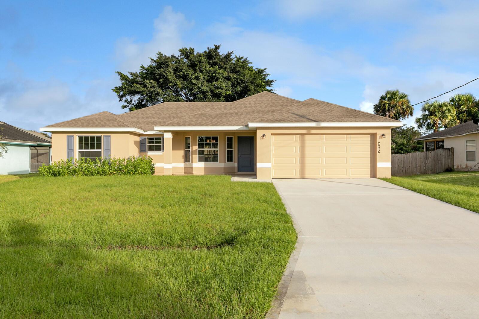 **Under Construction** FALL Availability (Sept. 2025 - Nov. 2025) FLEX CASH AVAILABLE! ONLY $1,000 DEPOSIT. Save yourself several thousands of dollars in CLOSING COSTS WHEN USING SELLER'S APPROVED LENDER. Your brand new home is beautiful! (Sample photos used) & will feature 3 bedrooms, 2 bathrooms large walk in shower and a 2-car garage with vaulted ceilings, tile in main living areas. Offering quick access to shopping, dining, beaches & Tradition Square. Builder warranty Included.