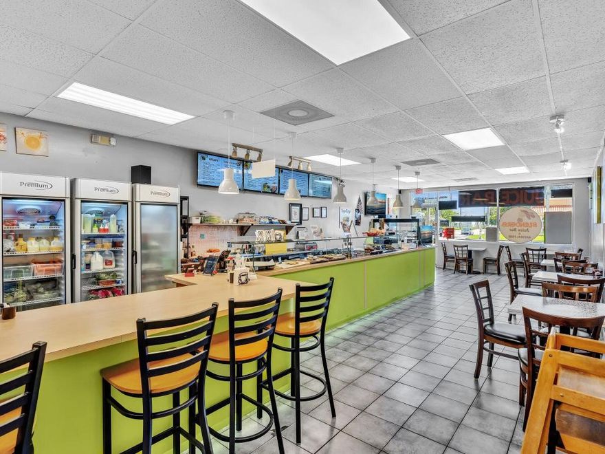 This Well Established, Income Producing Juice Bar Located right on busy high traffic Hallandale Beach BLVD...Established over 7 years ago...ample parking spaces available...Across the street of Pollo Tropical...What makes this business very appealing is a very affordable monthly lease...Make This Charm of a Business Yours...