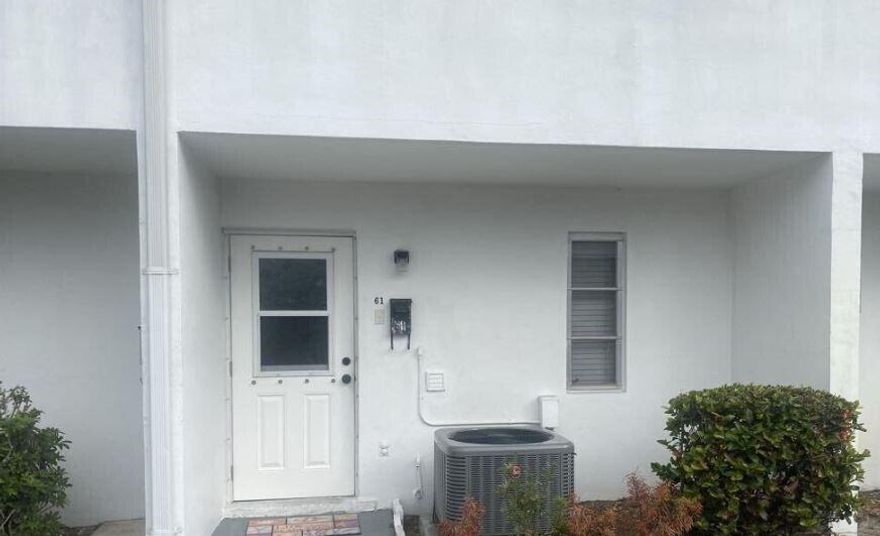 All ages cozy 1-bedroom, 1-bathroom oasis. This charming unit features a spacious living area, a well-appointed kitchen with modern appliances, and a comfortable bedroom with ample closet space. The bathroom is sleek and stylish, perfect for unwinding after a long day. Enjoy the convenience of in-unit laundry as well as private laundry. Carport w/a roof plus one additional space. A private patio for relaxing outdoors. The unit has an aditional large den (room) that can be used as a second bed-room. A brand new AC. Located in a desirable neighborhood, this property offers easy access to shopping, dining, parks, and entertainment options. Don't miss out on this fantastic opportunity to make this your new home! Low HOA, corner 1st floor. Cable and wifi included. support dogs ok.
