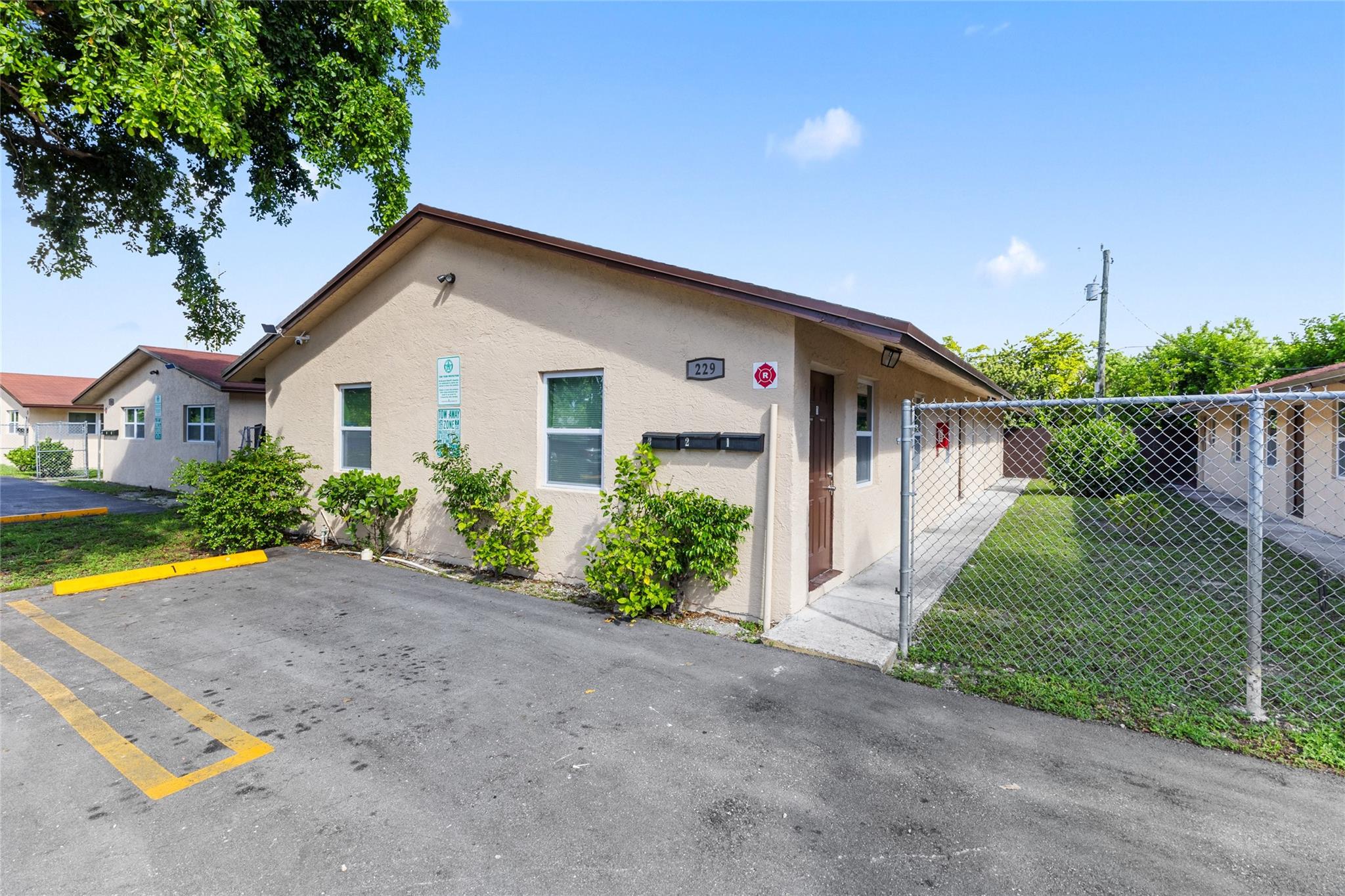 Recently renovated triplex located in the heart of Pompano Beach! Each unit has 2 bedrooms and 1 bathroom. This property offers three well-appointed units with modern upgrades, making it an excellent opportunity for investors. Each unit features updated kitchens with new cabinetry and countertops, refreshed bathrooms, stylish flooring, and fresh paint throughout. Just minutes from the beach, shopping, dining, and major highways, this property combines convenience with strong rental potential. A turnkey investment with room for attractive cash flow in a thriving rental market. Buildings 225,229,233 and 237 available as a package. All units leased.