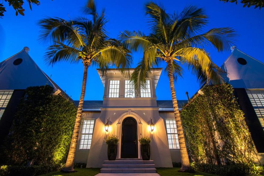 Idyllically located on highly sought after street in the North Beach section of Palm Beach, this estate home has been completely renovated including a new second-floor addition.  Masterfully designed interior by Bungalow Design dominated by soothing hues of white creating an oasis of calm tranquillity. Custom built using the finest materials, craftsmanship and mill work, the first floor hosts a grand entrance leading into expansive living and dining areas flowing seamlessly into a family room and delightful top line designer kitchen.  A first-floor master wing and an additional wing with two en-suite bedrooms grace the main floor with two additional guest suites on the second floor. This North Beach location includes a private beach pavilion and Intracoastal lake trail access.
