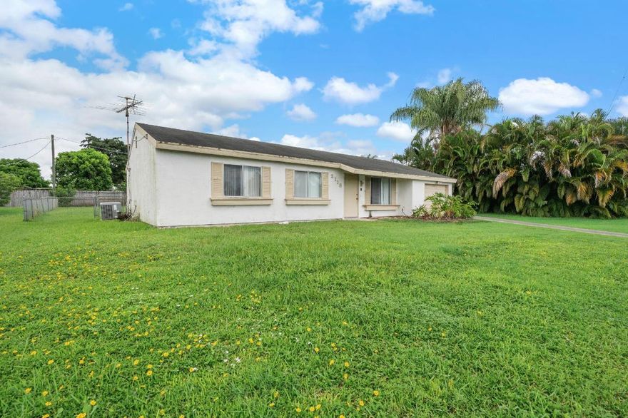 3 bedroom, 2 bath home in Port St. Lucie with 1 car garage. Large fenced yard and screened in porch. AC new in 2020. Large kitchen with dining and opens to living room. SELLER SAYS MAKE AN OFFER.