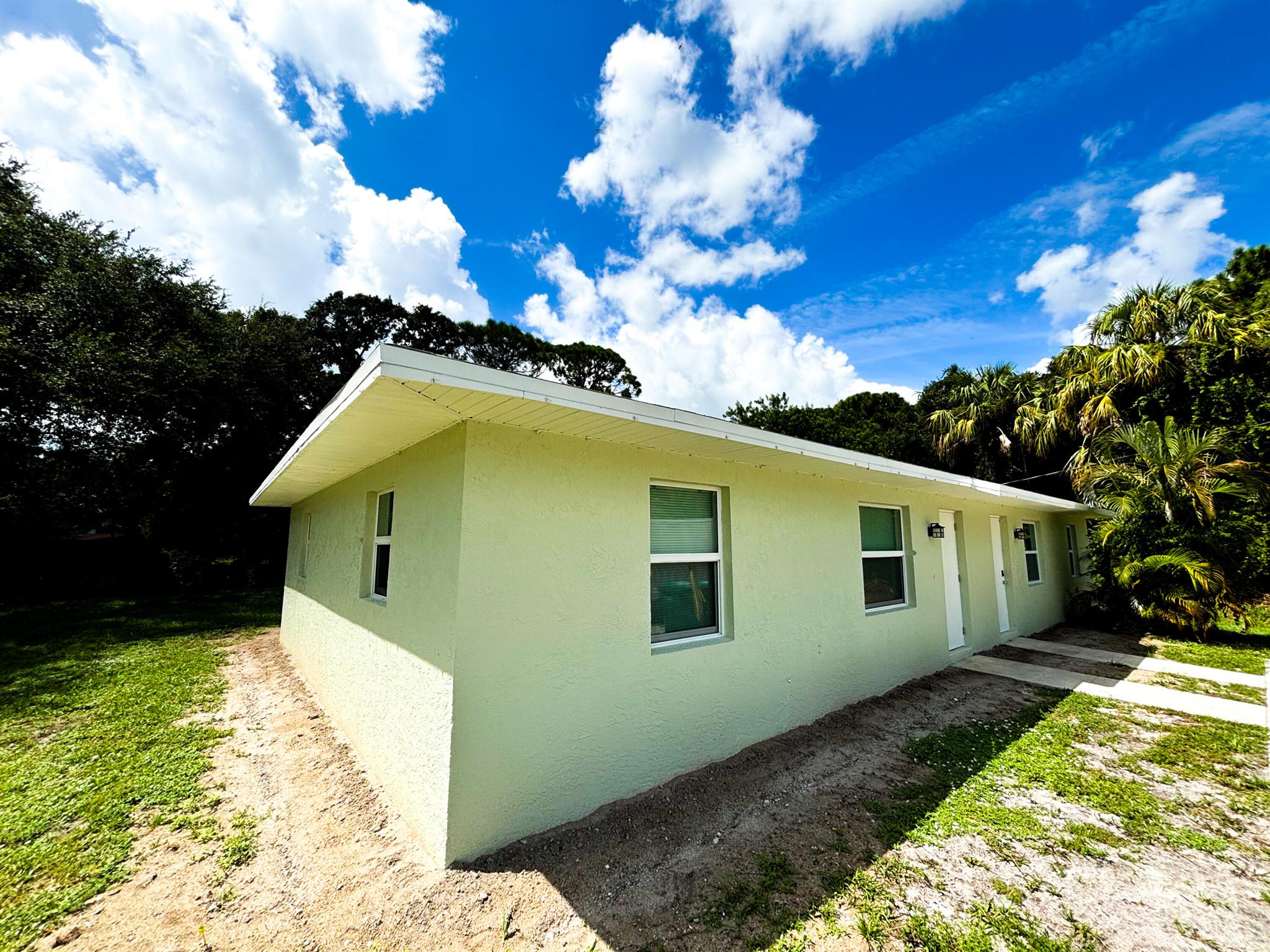 Completely renovated duplex unit in Fort Pierce! This 2 bedroom, 1 bathroom unit has been fully updated with fresh interior finishes throughout. The kitchen will feature brand-new appliances (coming soon), offering a modern and functional space. Bright bedrooms, a renovated bathroom, and updated living areas make this unit move-in ready. Conveniently located near schools, shopping, and major roadways. Application required via Rentspree. One month free if lease signed by September 30th. FPUA water/FPL electric/Septic. No fences.