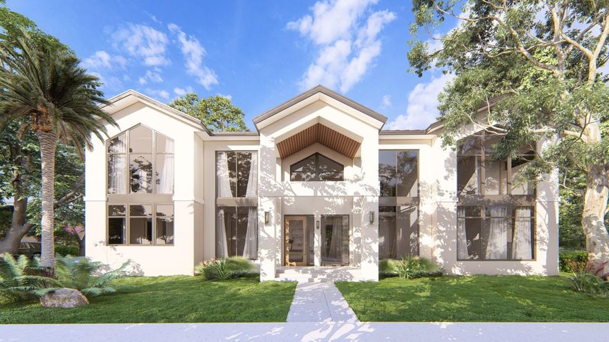 Stunning pre-construction in Coral Ridge! This two-story home on an oversized corner lot offers 4,752 sqft of refined living space. Located in one of Fort Lauderdale’s most prestigious neighborhoods, it features soaring ceilings, expansive windows, and premium finishes throughout. The open layout includes European tile, wide-plank wood floors, Graff fixtures, and a chef’s kitchen with walk-in pantry and spacious dining area. The elegant primary suite boasts his and hers closets, a spa-inspired bath, and private balcony. Enjoy a heated pool, spa with sun-shelf, summer kitchen, and covered patio. Additional highlights include an upstairs laundry room and a 3-car garage. Estimated completion: January 2026.