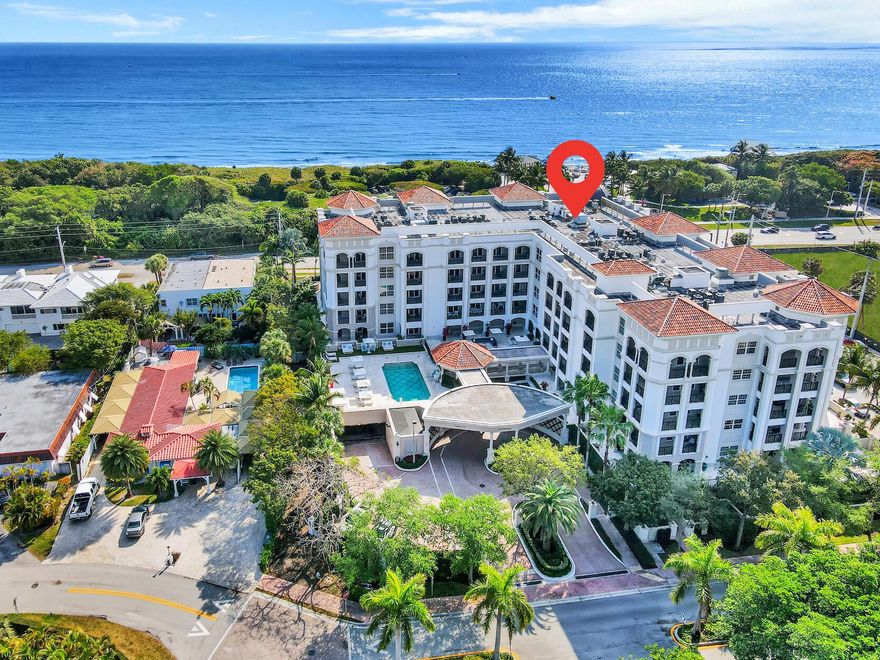 Luxury Boutique Building by the Sea! Totally renovated and move in ready 3 BR plus a Den, 4 BA over 3,600 living sq. ft. Corner unit with wrap-around terraces surrounded by a lush line of Palm trees, a perfect space to entertain. Private elevator landing with double entry doors and foyer. Marble flooring throughout living and dining area. All the bedrooms have hardwood floors. Modern designed with high end finishes throughout, Sub-Zero refrigerator, all Wolf appliances including a gas stove top, double oven, wine cooler and a microwave. Separate laundry room with Bosch washer & dryer. 12 ft ceilings throughout. All impact glass glass doors and windows throughout. If luxury, privacy and spacious indoor and outdoor living space are important to you, this is the perfect place to call home!