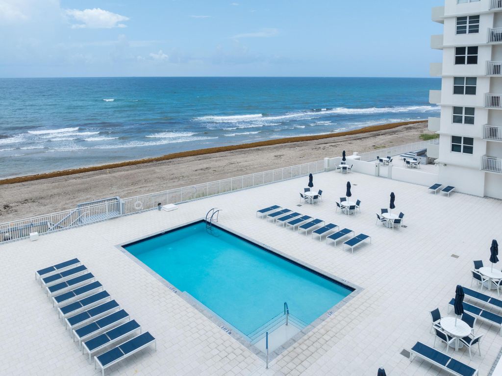 Photo of 4505 S Ocean Boulevard #306, Highland Beach, FL 33487 (MLS # R11124936)