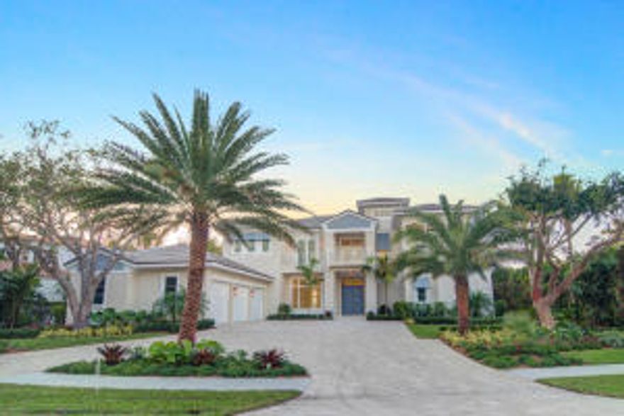 Ready for immediate move in!! Spectacular waterfront home with deep water dock and new seawall. 6 bedrooms & 7.5 baths, this custom built home includes; 3 car garage, elevator and a fabulous outdoor entertaining area with a salt water pool Situated in Point Manalapan on the wide part of the ICW, this home has amazing sunsets.