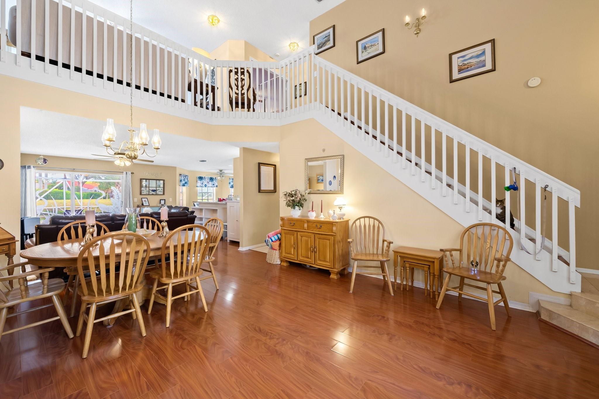 Stunning 4BR/2.5BA Home in The Carolinas – Margate - one of Margate’s most desirable communities with peaceful water and golf course views. The spacious layout includes a formal dining room, living room, family room, and a screened covered patio with pool enclosed —perfect for relaxing or entertaining. The huge master suite offers three large closets, two linen closets, a luxurious jetted tub, and a separate walk-in shower. Finish every day with an incredible sunset.