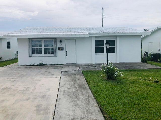 Come enjoy living in Palm Beach Leisureville's 55 and over active community. This home has been completely renovated, modernizing the ambiance from the moment you walk in. Brand new light grey porcelain plank flooring guide you to the extravagant kitchen that's embellished with granite counter tops and stainless steal appliances. The bathroom has been completely redone. This includes marble shower floors!!! Everything is new!! You don't want to miss out on this opportunity to live in the heart of Boynton Beach!!! Make an appointment to view this property today!!