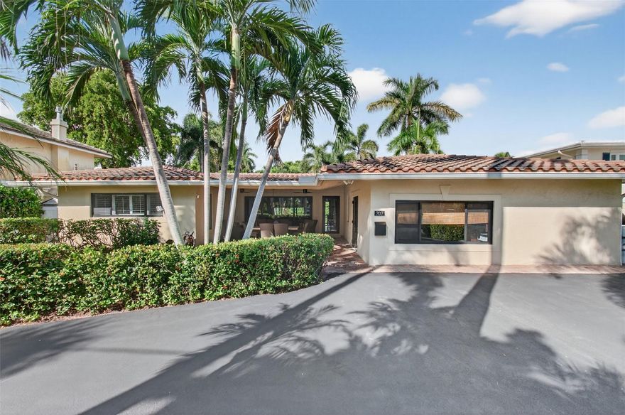 LOCATION, LOCATION, LOCATION - Welcome to paradise!  This East of US 1 spacious single-family home boasts  4 large bedrooms, 2 full baths, plus an office – truly move-in ready.  NEW impact windows and doors, newly resurfaced pool and updated kitchen and baths.  At nearly 2200 square feet of indoor living space, this home is an entertainer’s dream with additional outdoor living space including a lanai, a tropical backyard, and a putting green.  Plenty of room for parking for up to 8 vehicles on the large circular drive.  A short walk to the beach this property is a stones throw from the intracoastal waterway and Lake Santa Barbara.  Storage abounds in this home with custom closets throughout.  Priced to sell.